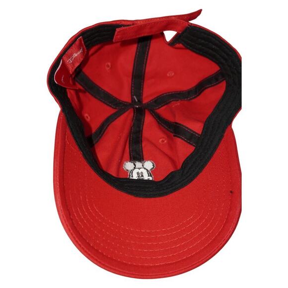 Disney Mickey Mouse Red Baseball Cap | Adjustable Strapback | NWT - Picture 6 of 6